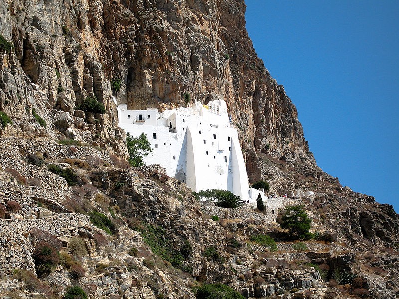 Monastery Panaga Chosovitisa, Amorgos