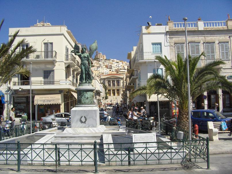 Centre-ville d'Ermopouli, Syros